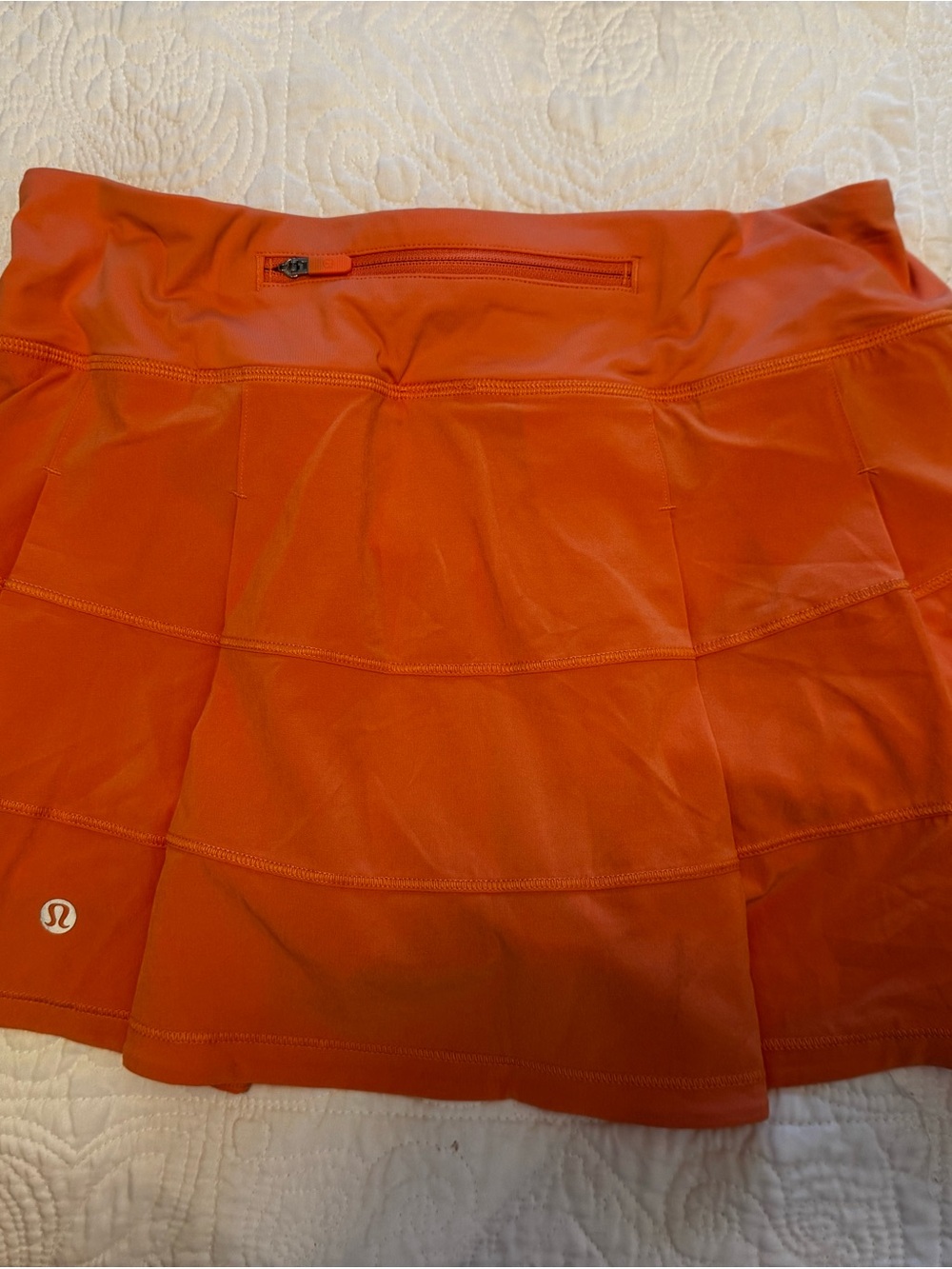lululemon women’s pace rival mid rise skirt- golden apricot